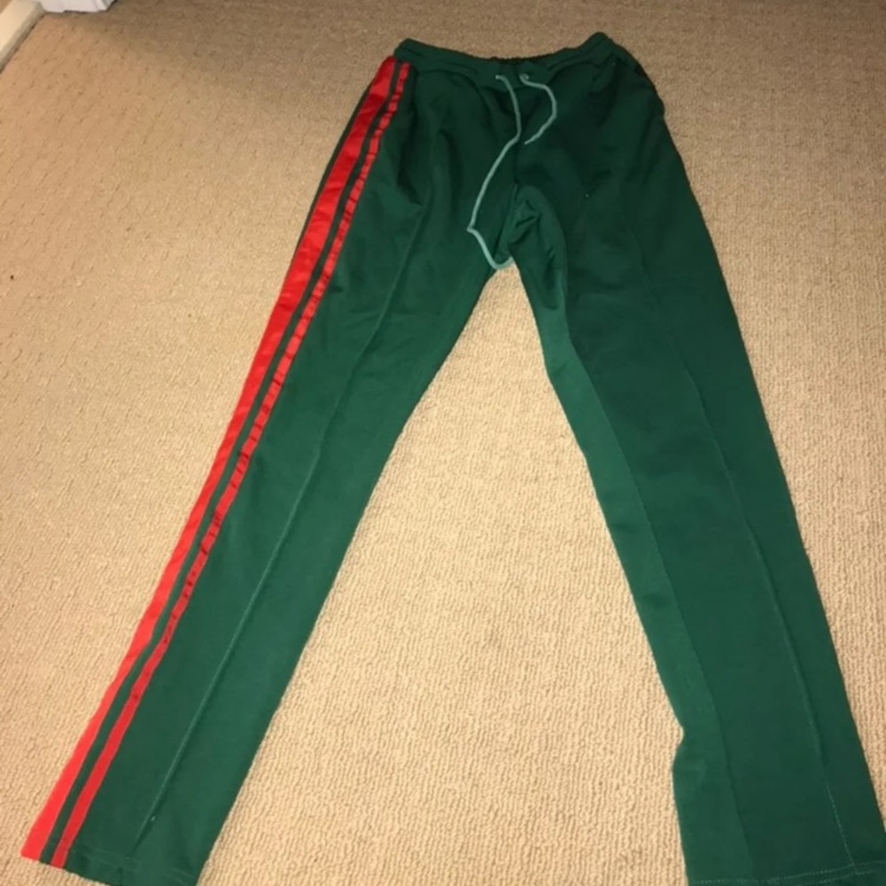 Green Missguided Track pants